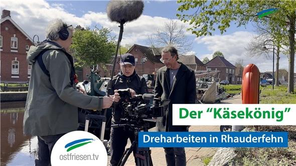 Niederländisches Fernsehen dreht in Rhauderfehn zum Käsekönig