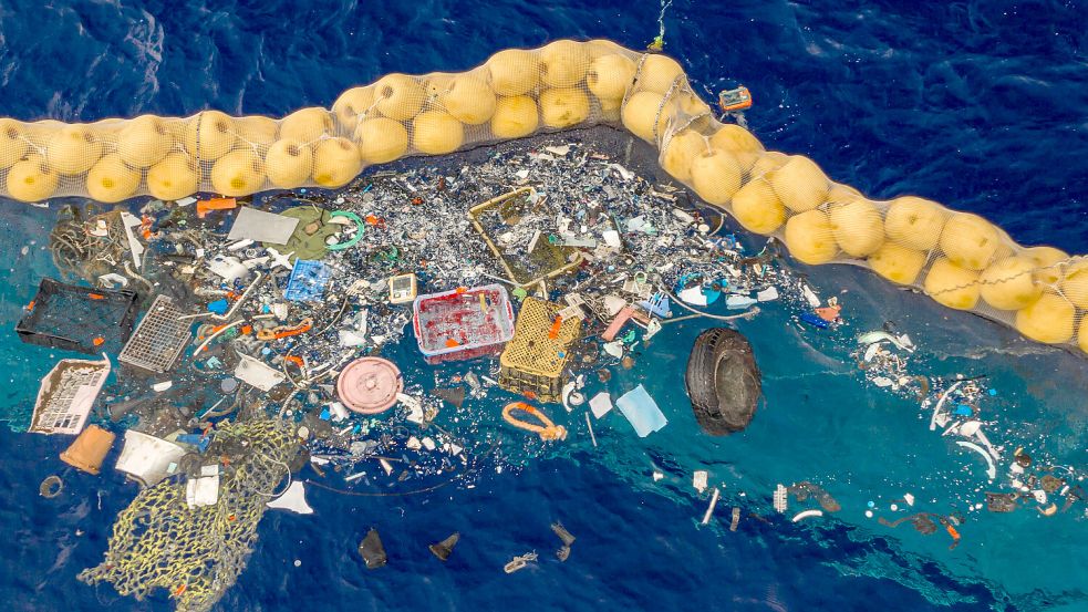 Das niederländische Organisation „Ocean Cleanup“ will die Weltmeere vom Plastikmüll befreien. Foto: Imago Images / ZUMA Wire