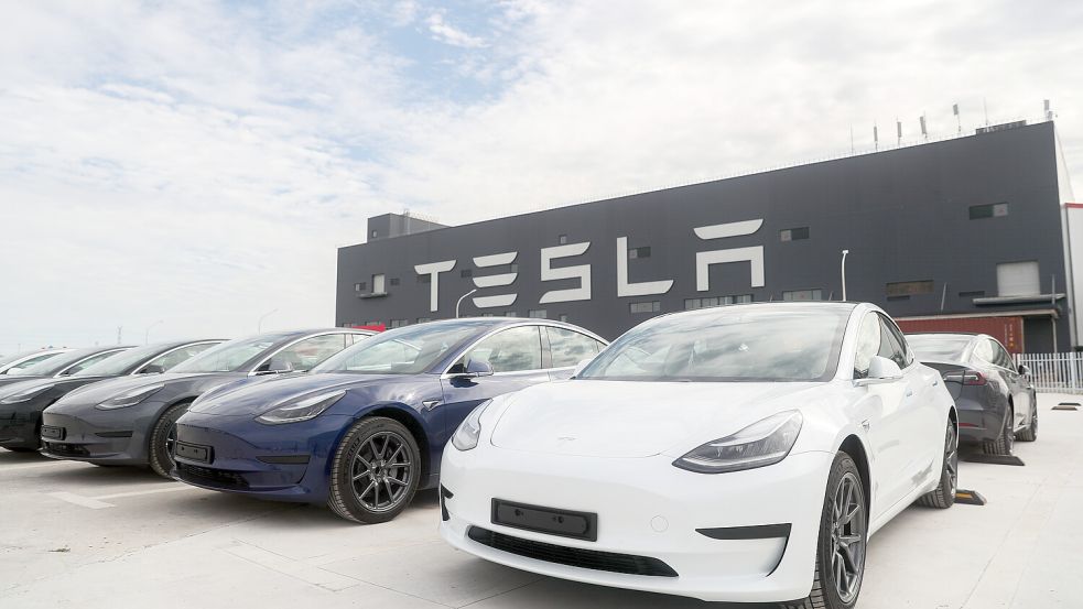 Viele Autobauer wollen derzeit mit hohen Rabatten die Kundschaft für ihre E-Autos begeistern - Tesla ist einer davon. Foto: dpa/XinHua/Ding Ting