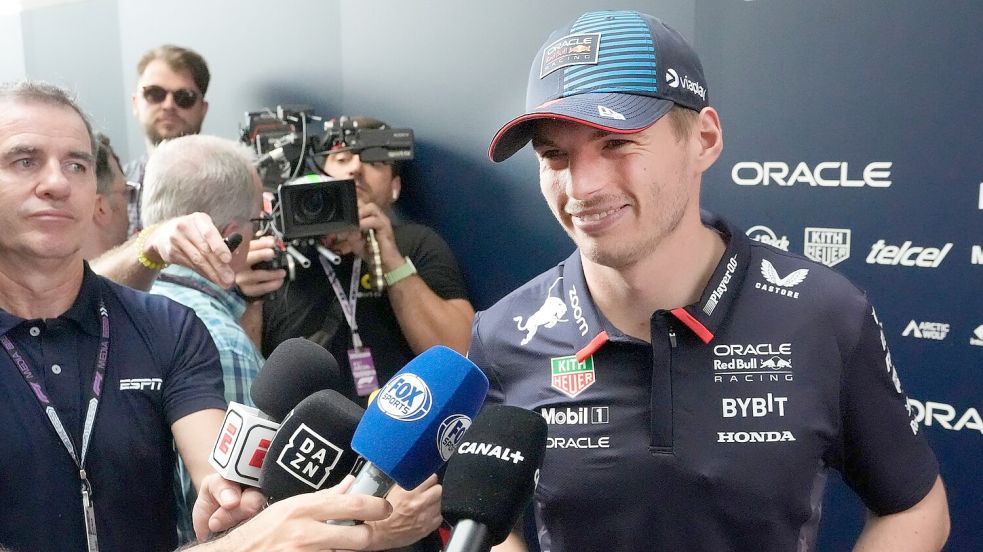 Max Verstappen hat weiterhin Vertrauen ins Team von Red Bull. Foto: Wilfredo Lee/AP