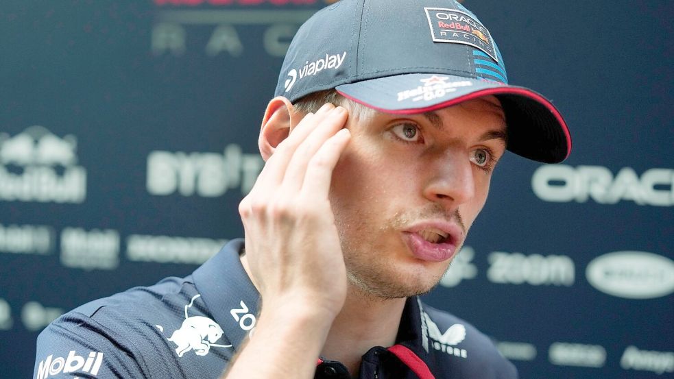 Trotz etwas Mühe ließ Red-Bull-Pilot Max Verstappen die Konkurrenz wieder hinter sich. Foto: Wilfredo Lee/AP