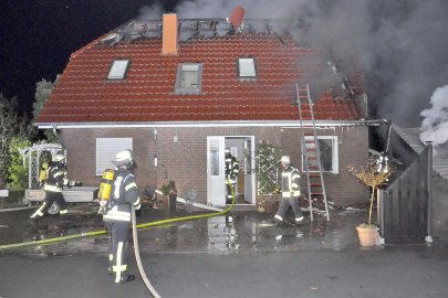 Großbrand in Detern - Bild 2