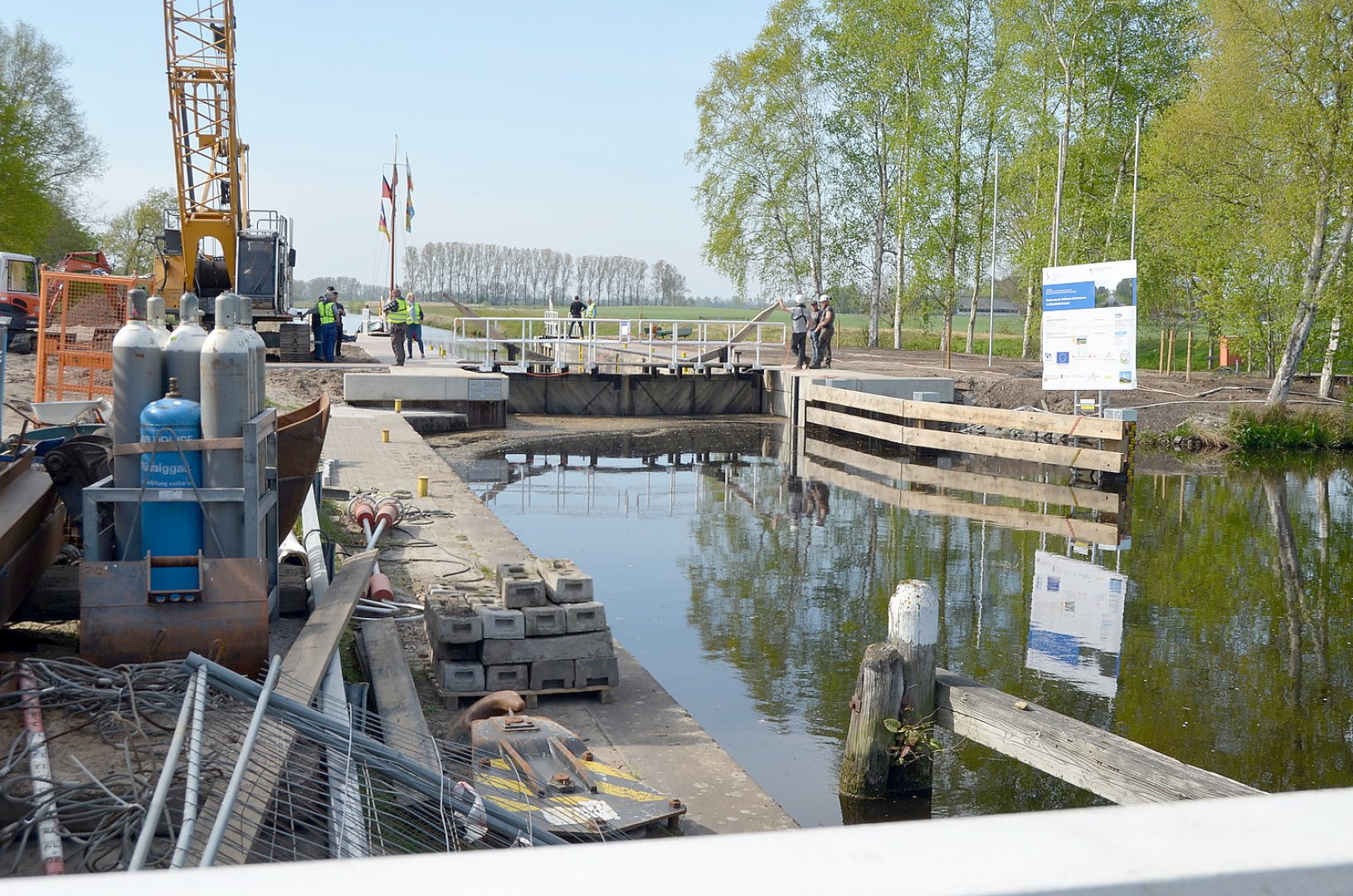 Generalprobe bei der Schleuse Osterhausen - Bild 1