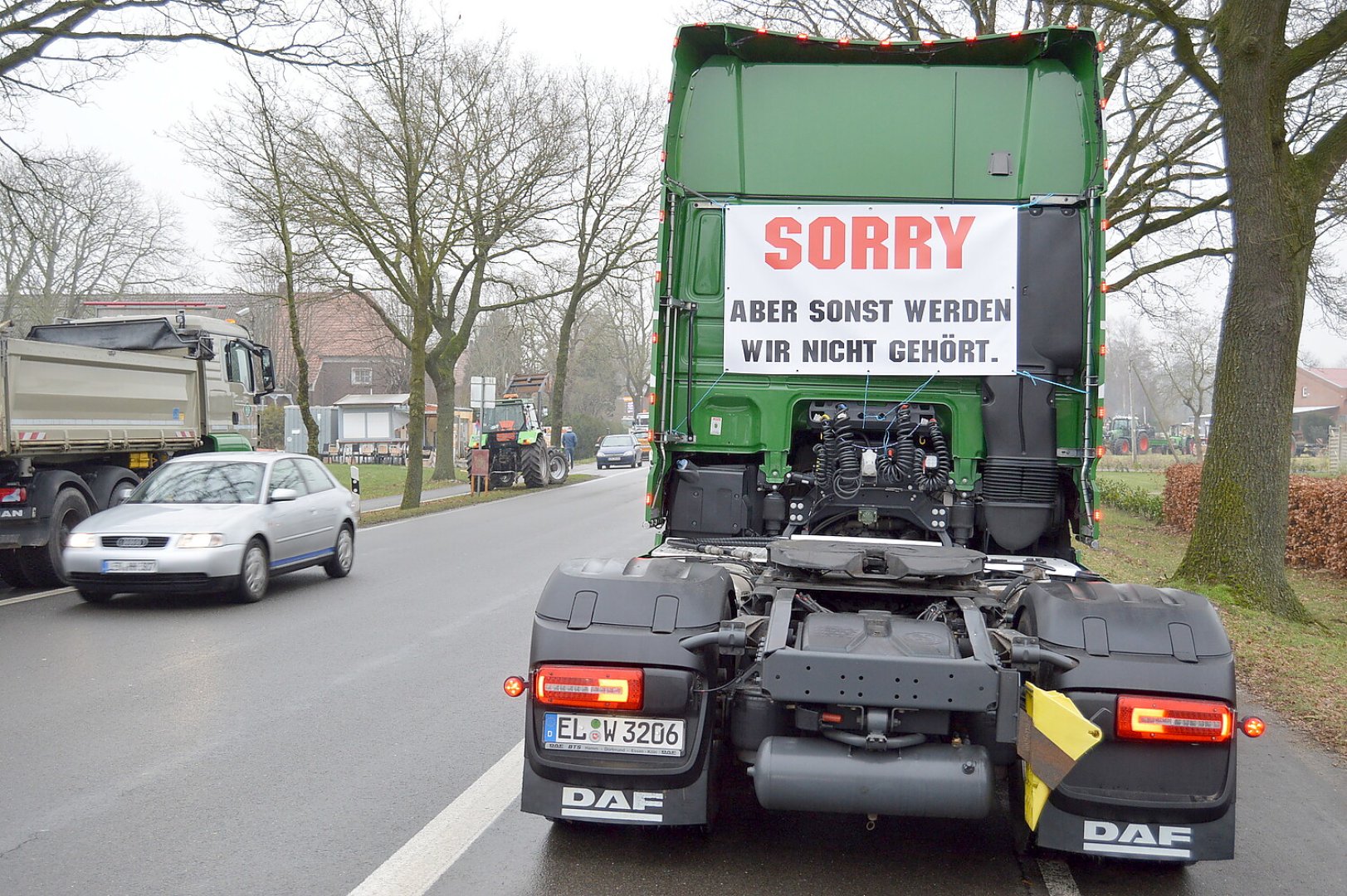 Bauernprotest in Großwolde - Bild 1