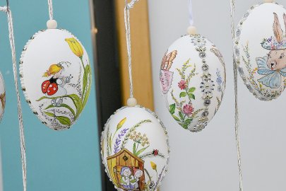 Mehr als bunte Eier beim Ostereiermarkt in Filsum - Bild 2