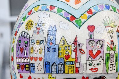 Mehr als bunte Eier beim Ostereiermarkt in Filsum - Bild 3