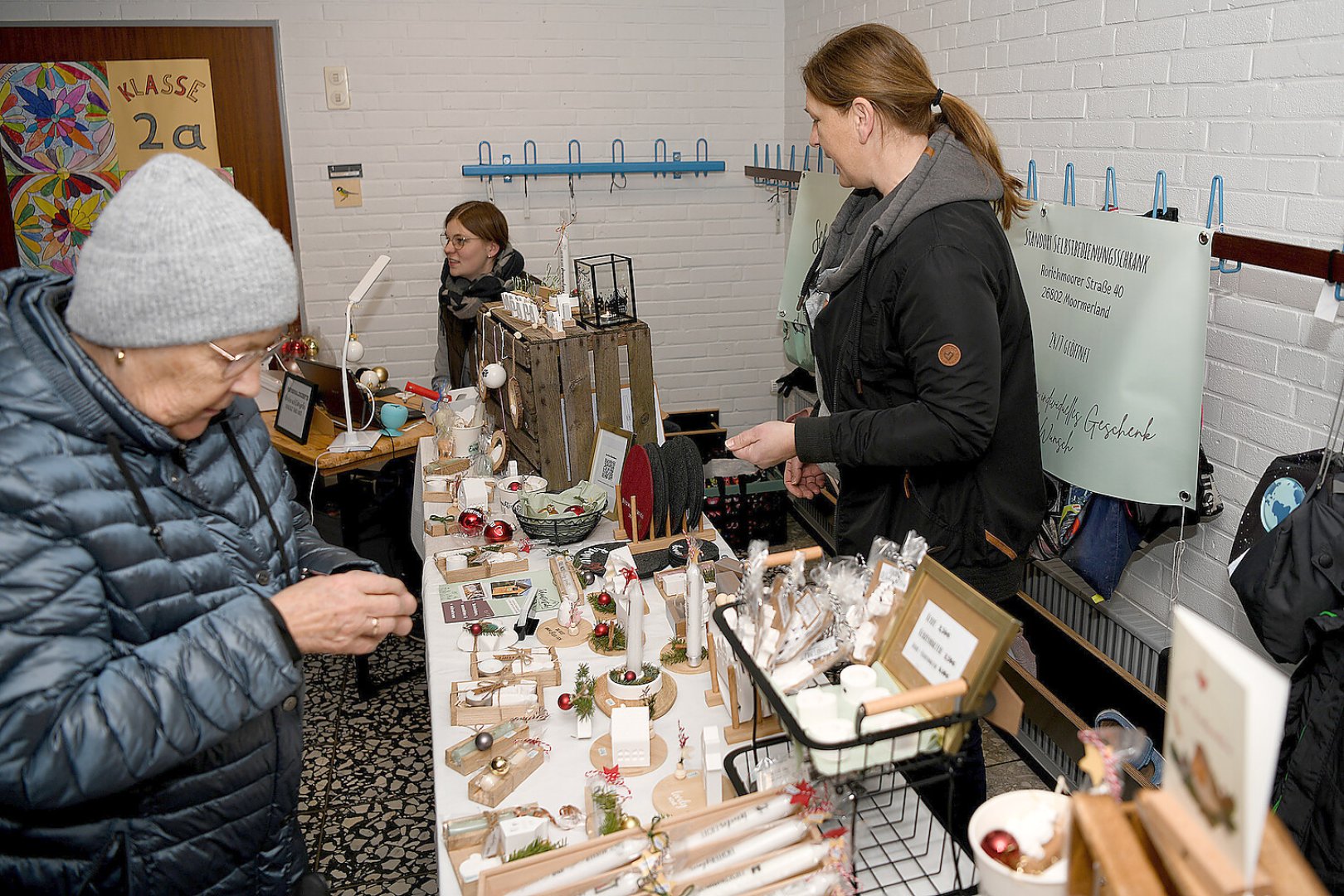 Lüttje Wiehnachtsmarkt in Hollen - Bild 1