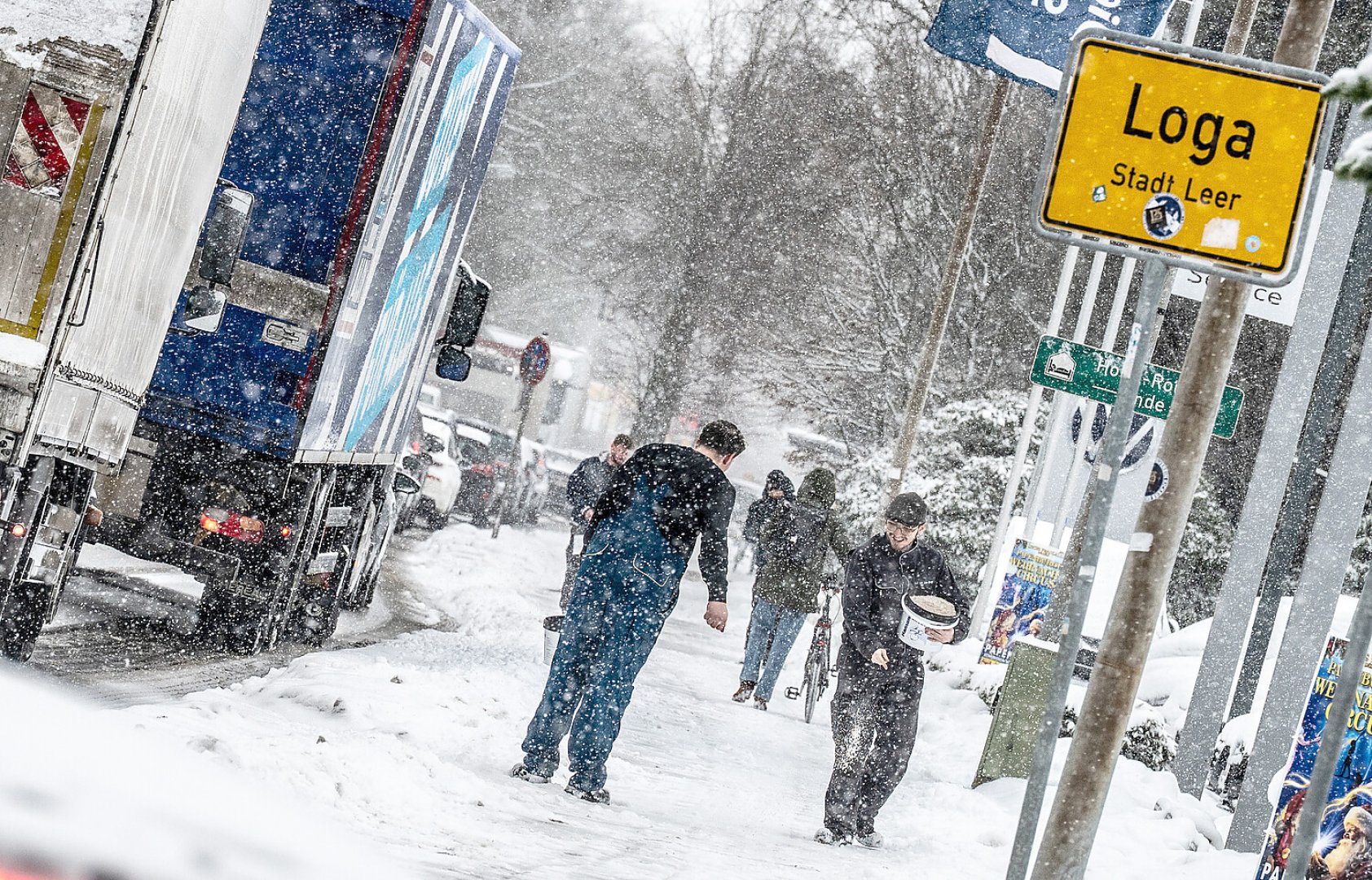 Schneetag in Leer - Bild 1