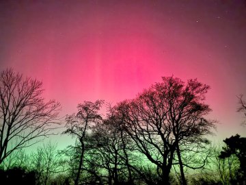 Polarlichter am Himmel über Ostfriesland - Bild 15
