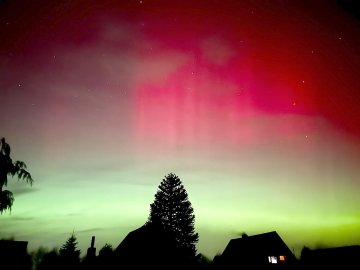 Polarlichter am Himmel über Ostfriesland - Bild 30