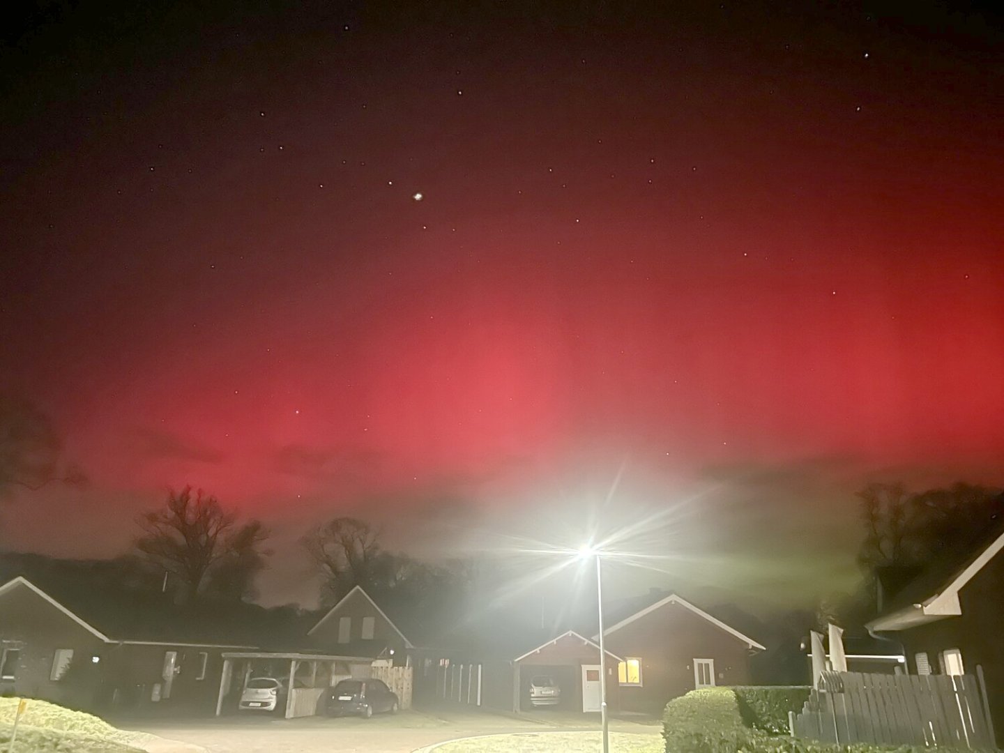 Polarlichter am Himmel über Ostfriesland  - Bild 2