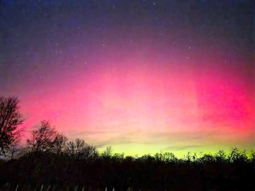Polarlichter am Himmel über Ostfriesland  - Bild 5