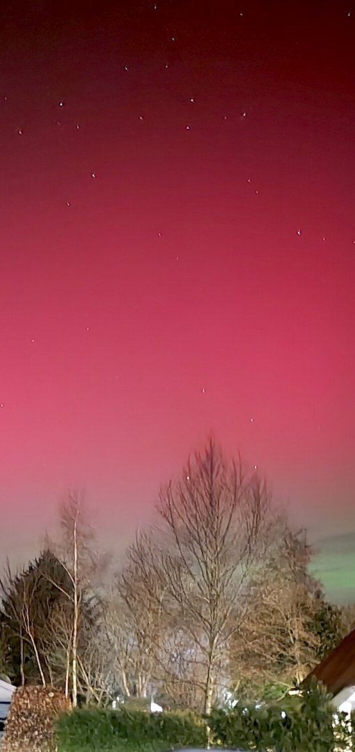 Polarlichter am Himmel über Ostfriesland  - Bild 9