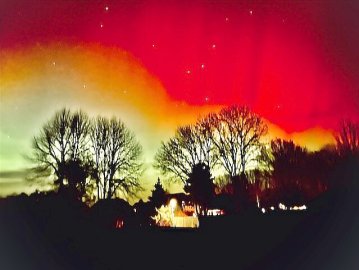 Polarlichter am Himmel über Ostfriesland  - Bild 14