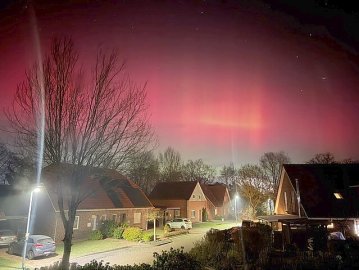Polarlichter am Himmel über Ostfriesland  - Bild 31