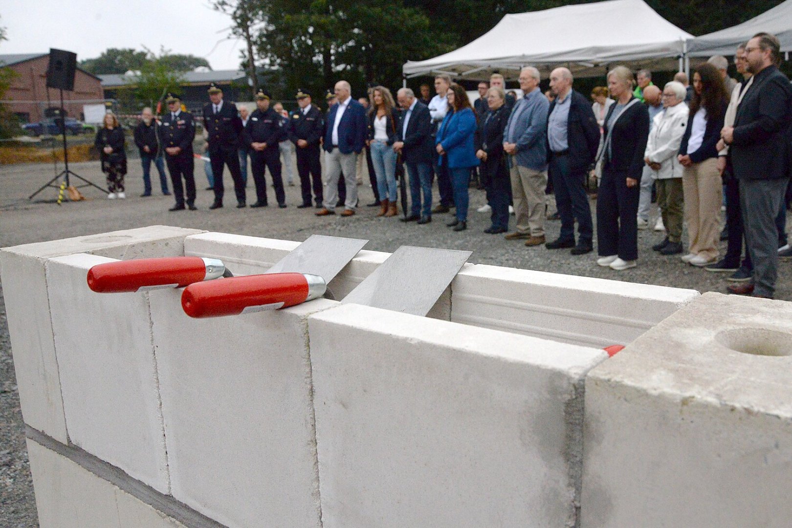 Grundsteinlegung für die neue FTZ in Brinkum in Bildern - Bild 1