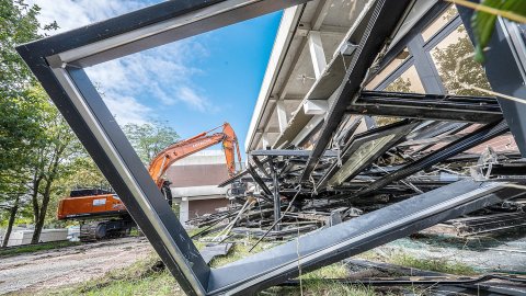 Abriss des alten Rathauses in Moormerland - Bild 3