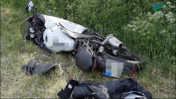 Schwerer Unfall auf der B72 bei Bagband