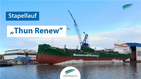 Stapellauf der „Thun Renew“ bei Ferus Smit in Leer