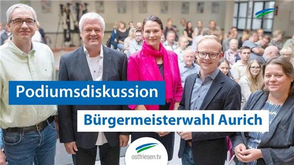 Diskussion zur Auricher Bürgermeisterwahl | Kommunalwahlen 2026 