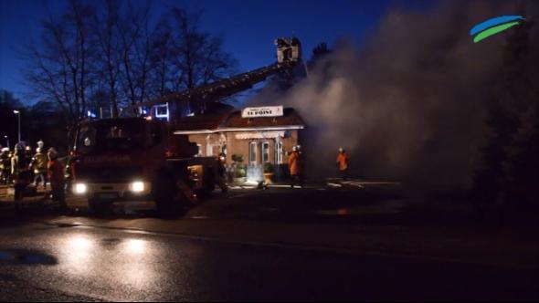 Brand in Westrhauderfehn