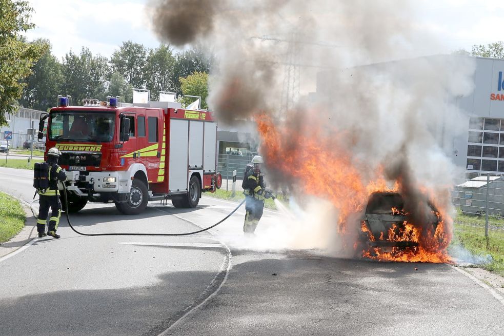 Die Abfahrt vom Stadtring auf die Deichstraße ist derzeit voll gesperrt.