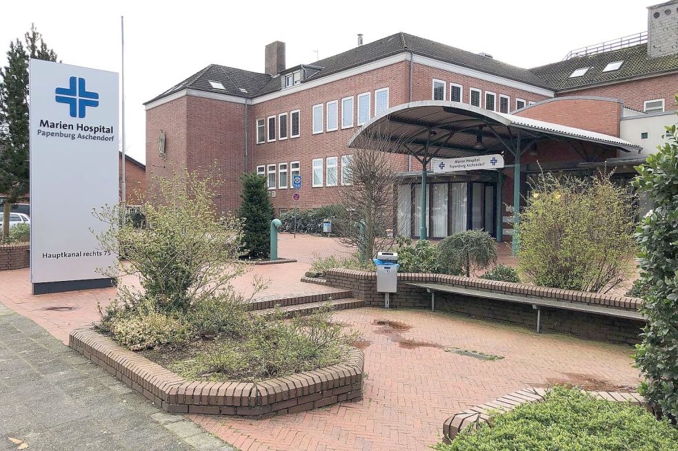 Die Frau wird im Marienkrankenhaus in Papenburg behandelt. Bild: Fäustel