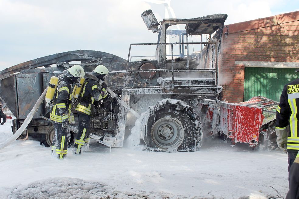 Die Feuerwehr hatte den Brand schnell unter Kontrolle.