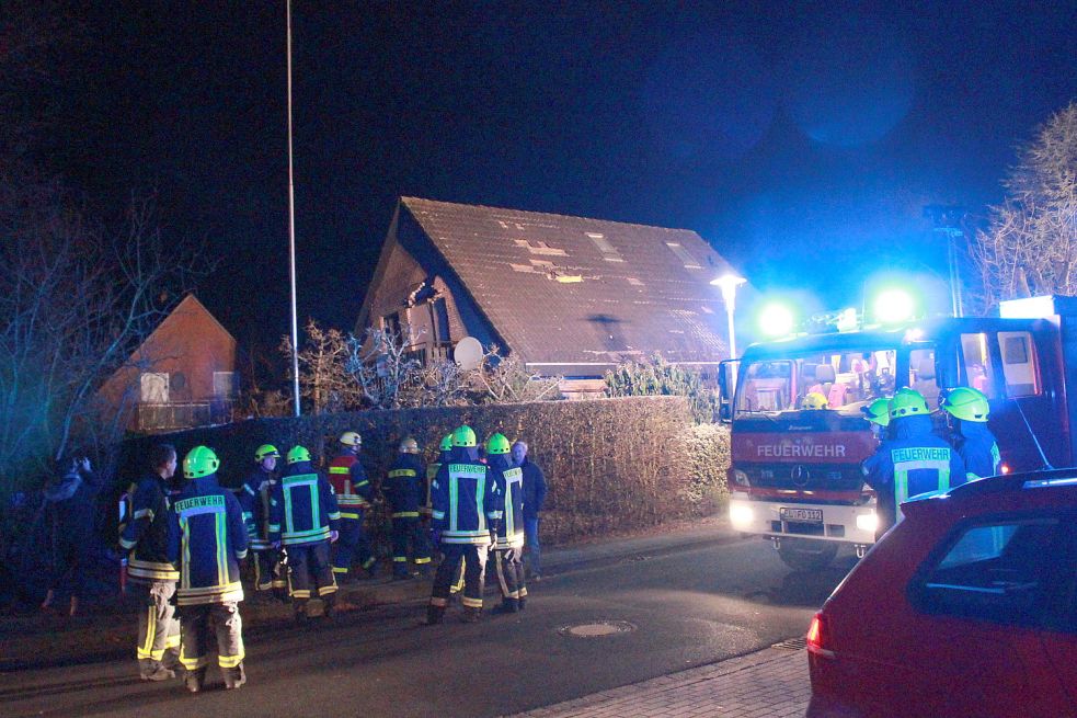 Zu einer schweren Gasexplosion kam es am Dienstagabend in der Gildestraße in Papenburg. Ein Einfamilienhaus wurde völlig zerstört. Bild: Stadt Papenburg