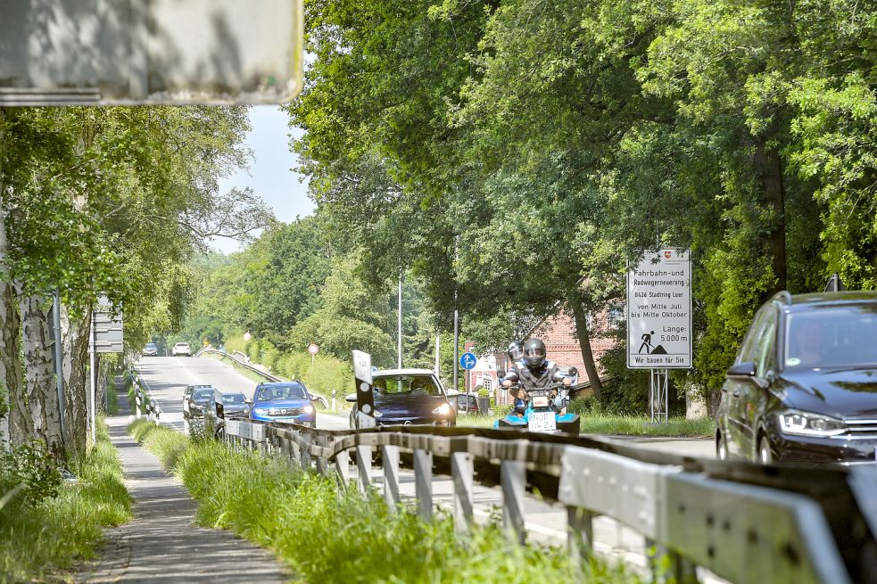 Der Stadtring wird saniert. Der Abschnitt zwischen Spier-Kreuzung und Augustenstraße – im Bild – ist allerdings als letztes dran. Foto: Ortgies