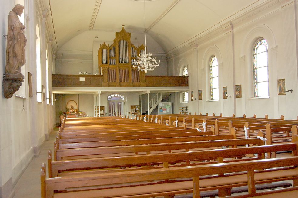 Auch in der katholischen St.-Bonifatius-Kirche in Westrhauderfehn hatte der Ivorer Anfang 2020 die Messe gestört. Foto: Archiv