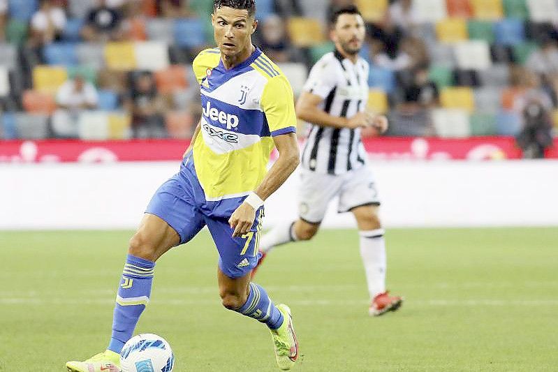 Cristiano Ronaldo steht vor einer Rückkehr zu Manchester United. Foto: Andrea Bressanutti/LaPresse/AP/dpa