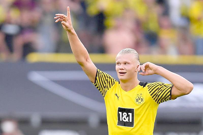 Erling Haaland ist derzeit der überragende Spieler von Borussia Dortmund. Foto: Marius Becker/dpa