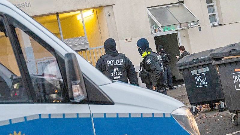 Razzia gegen Islamisten in Berlin-Moabit (Archivfoto). Foto: Christophe Gateau/dpa