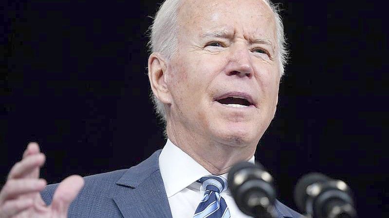 US-Präsident Joe Biden setzt zur Bekämpfung von Corona auf eine Impflicht für weite Teile der amerikanischen Gesellschaft. Foto: Evan Vucci/AP/dpa