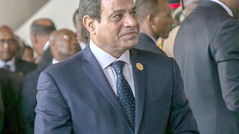 Der ägyptische Präsident Abdel Fattah al-Sisi bei einem Gipfeltreffen der Afrikanischen Union im Jahr 2017. Foto: Mulugeta Ayene/AP/dpa/Archivbild