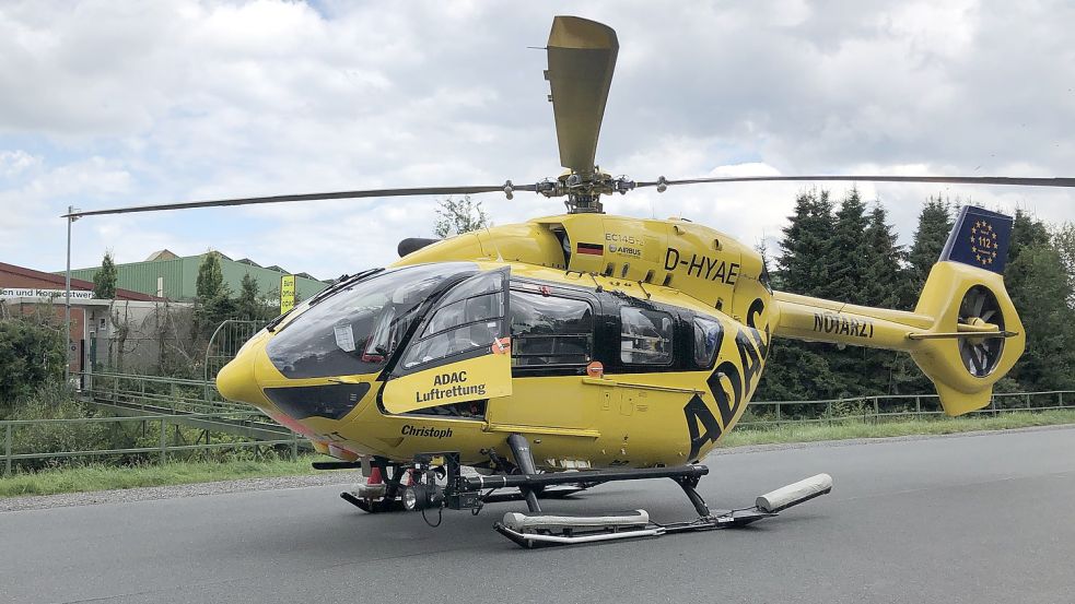 Der Rettungshubschrauber brachte den Mann in ein Krankenhaus. Foto: Archiv