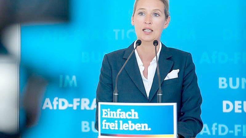 Alice Weidel, Spitzenkandidatin der AfD für die Bundestagswahl am 26. September. Foto: Bernd von Jutrczenka/dpa