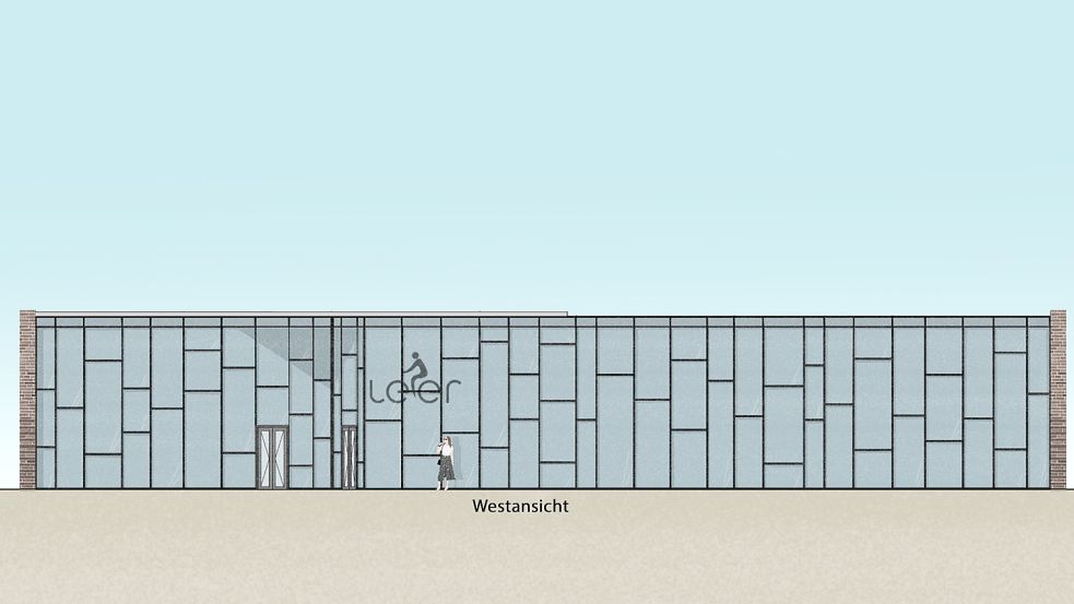 So könnte die Fahrradstation aus Richtung Innenstadt aussehen. Zeichnung: Burgemeister + Menzel Planungsgruppe GmbH