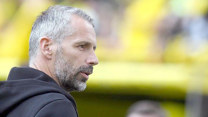 Trifft mit Borussia Dortmund auf seinen ehemaligen Club Borussia Mönchengladbach: BVB-Trainer Marco Rose. Foto: Bernd Thissen/dpa