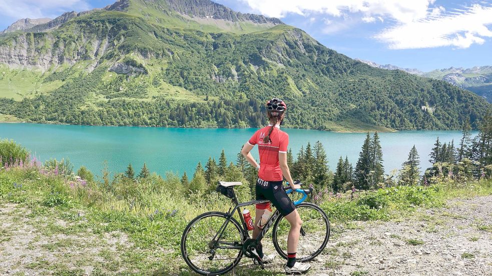 Ann Gela Ukena liebt den Radsport und die Berge. Foto: Wasserberg