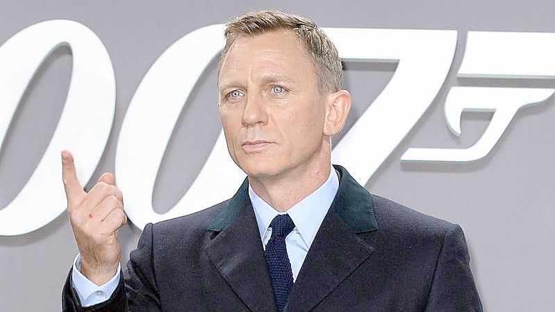 Das lange Warten hat ein Ende. Der letzte 007-Einsatz von Daniel Craig kommt ins Kino. Foto: Britta Pedersen/dpa