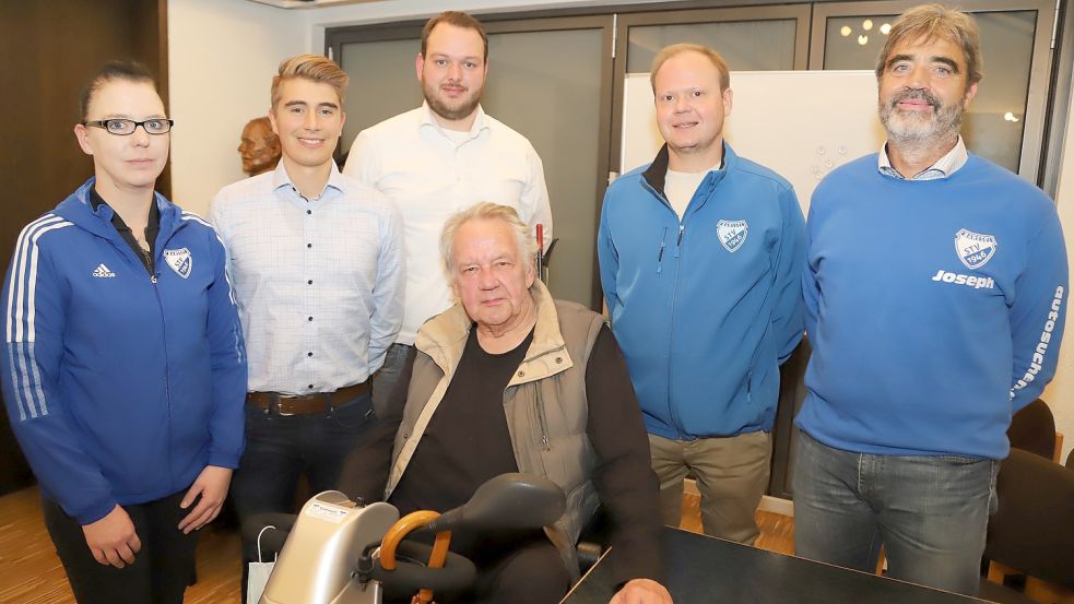 Der Vorstand des STV Barßel will den eingeschlagenen Weg fortsetzen (von links): Manuela Keel, Marcel Mathwig, Matthias Morthorst, Uwe Gettkandt, Lars Büscherhoff und Joseph Imholte. Fotos: Passmann