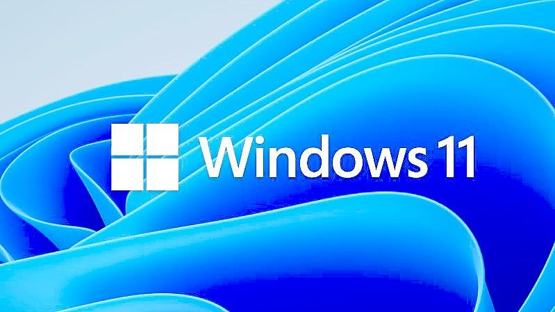 Das Windows 11-Logo mit blauem Hintergrund. Foto: Microsoft/dpa