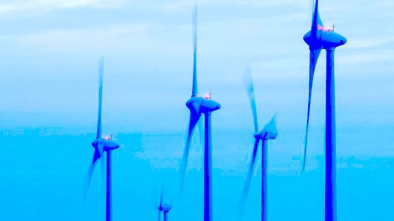 Windkraftanlagen in einem Windpark in Mecklenburg-Vorpommern. Foto: Jens Büttner/dpa-Zentralbild/dpa