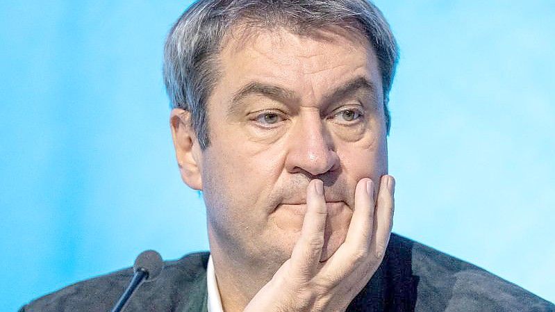 „Die Ampel ist am Zug“, sagt Markus Söder, CSU- Parteivorsitzender und Ministerpräsident von Bayern. Foto: Armin Weigel/dpa