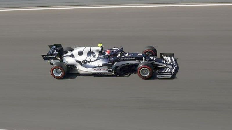 Beim Istanbuler Abschlusstraining überraschend Schnellster: Alpha-Tauri-Pilot Pierre Gasly. Foto: Francisco Seco/AP/dpa