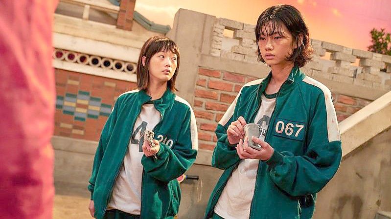 Szene aus der erstren Staffel der Netflix-Serie "The Squid Game". Foto: YOUNGKYU PARK/Netflix/dpa