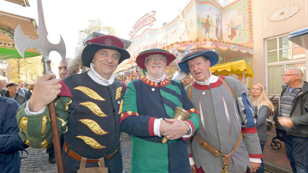 In diesem Jahr fällt der Gallimarkt zum zweiten Mal hintereinander aus. Die Herolde sorgen dafür, dass er nicht in Vergessenheit gerät. Foto: Ortgies/Archiv