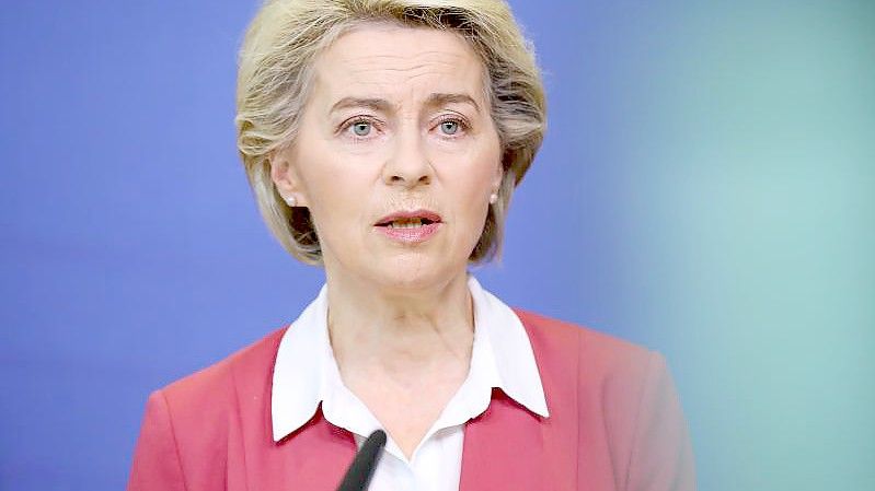 Ursula von der Leyen, Präsidentin der Europäischen Kommission. Nachdem sich der Rechtsausschuss im Europaparlament für eine Klage gegen die EU-Kommission ausgesprochen hat, sehen mehrere Abgeordnete von der Leyen am Zug. Foto: Zhang Cheng/XinHua/dpa